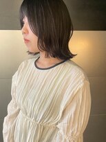 ガリカ 大名(Gallica)&nbsp;【恒吉佐央理】顔まわりレイヤーにふんわり毛束感の外ハネボブ