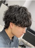 新潟メンズパーマ 新潟波巻き 新潟波巻きスパイラル