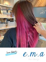 エマヘアデザイン(e.m.a Hair design)&nbsp;インナーレッド