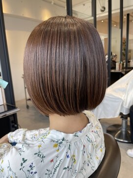 クラップス 弘明寺店(CLAPS) ミニボブ×ダークグレージュ