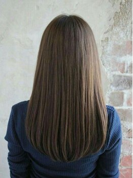 スノードロップ ヘアー(snow drop HAIR)の写真/髪や頭皮に優しいこだわりの国産の薬剤を使用◎ダメージレスで透明感のあるサラ艶仕上がりを叶えます♪