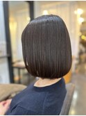 20代30代40代50代◎/ダークブラウン/シンプルボブ