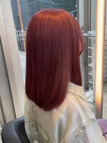 インク サカエ(inq sakae)&nbsp;ブリーチカラーアプリコットブラウン