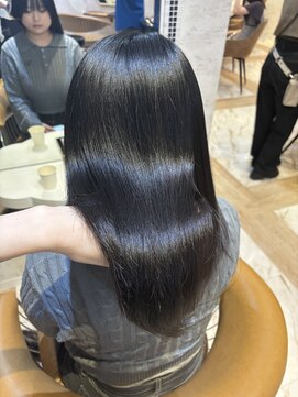 ロンドローズ 名古屋(Lond damaskRose) 顔周りダブルカラー名駅ブリーチ 髪質改善 ボブ 韓国572