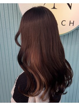 アン ブリーチ(UN BLEACH) 【インナーカラー】ミルクティーベージュ♪