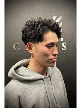 バーバークラシックス(BARBER CLASSICS) かきあげパーマスタイル