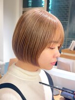 ローネス ギンザ(LONESS ginza)&nbsp;ブリーチ/ミルクティーベージュ/ことりベージュ/ボブ/ミニボブ