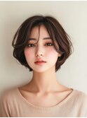 ショートヘアショートボブショート丸みショートくびれショート