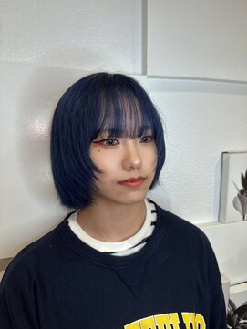 ミルクティー(Milk TEA) ブルーヘアー、ボブレイヤー