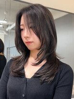 ジアン テラス(GIEN TERRASSE)&nbsp;韓国ヘアレイヤーカットニュアンスレイヤー大阪梅田/岸本