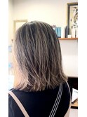白髪ぼかしハイライト