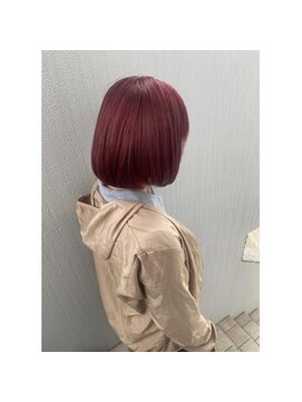 ヘアースタジオ ドゥドゥ(Hair Studio DoDo) pink red