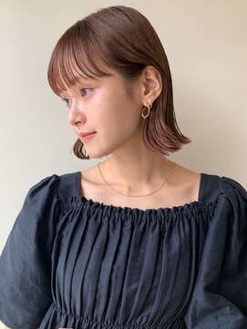 ベター(better) ブラウンのカラーとフルバングがオシャレ可愛い