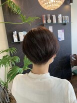 バンビ 坪井店(Bambi) 刈り上げショートボブ 30代/40代/50代/60代/スモーキーブラウン