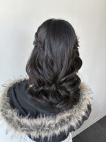 ヘアセット専門サロン by OKINAWA WATABE WEDDING 那覇店&nbsp;ハーフアップ