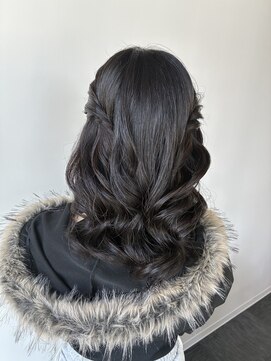 ヘアセット専門サロン by OKINAWA WATABE WEDDING 那覇店 ハーフアップ