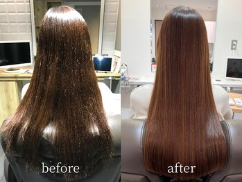 カミケンガレリア(kamiken. galleria)の写真/”髪質改善×美髪ヘアエステ”で叶う圧倒的な艶と手触り♪年齢と共に出てくる悩みを解消し理想のヘアへ◎