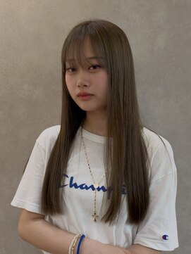 ソワンドゥブレスシエン 堀江店(soin de brace CIEN) ブリーチなしオリーブベージュ