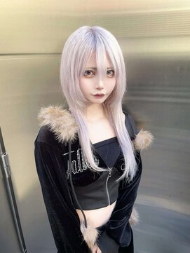 インク 渋谷(INK.) ミルクティーブロンドニュアンスウルフワンホンレイヤー渋谷