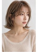  外ハネベージュボブ