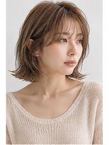 ヘアアンドメイク アース 入間店(HAIR&MAKE EARTH) 外ハネベージュボブ