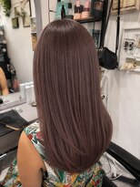 ルバートギンザ(rubato ginza)&nbsp;大人ピンクベージュ×艶ストレート　kiyo