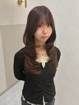 ジーナ 札幌大通(Zina) 美髪*ハイレイヤーカール*チョコレートブラウン*Zina札幌大通