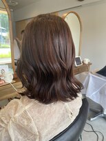 カノエ 下松店(canoe)&nbsp;ナチュラルブラウン×くびれボブ