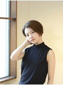 前下がりショートボブ