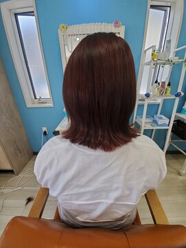 アラワラブルー(arrawarra blue) 外はねミディ/20代/30代/40代/50代/倉敷