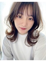 アリスバイアフロート 自由が丘(ALICe by AFLOAT)&nbsp;くびれカットレイヤー（かきあげマロンベージュAラインボブ）