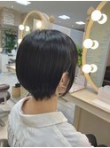 髪質改善トリートメント×ショートボブ