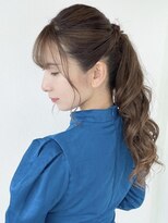 ヘアメイク ミチ 富田店(HAIRMAKE MICHI)&nbsp;【MICHI 富田店　古作蓮】結婚式ヘア　ポニーテール