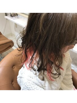 アパルトメント ジェシカ(l'appartement de Jessica) インナーカラー×ピンク