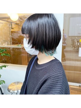 ツバメ ヘアー(TSUBAME HAIR) ショートウルフ×インナーカラー