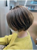グラデーションショートボブ