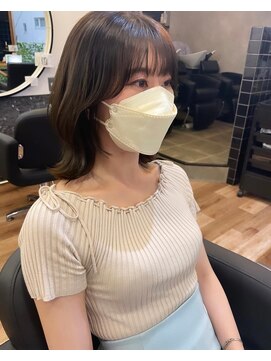 リコバイアフロート(riko by afloat) エギョモリ/韓国風ヘア/オリーブベージュ