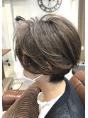 ショートグレージュ