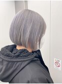 ボブ×ハイトーンシルバー stylist中村瑞貴