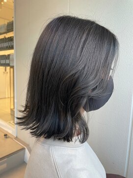 ガリカ シーム(Gallica/SEAM) 【桑原雪音】透明感暗髪ダークカラー/透け感地毛風カラー<原宿>