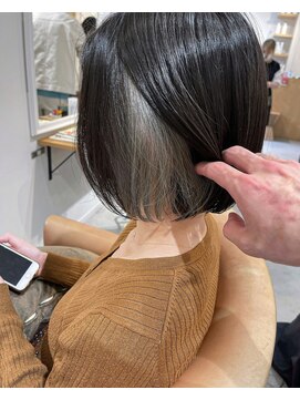 トリート 津田沼店(TREAT) インナーカラー×シルバー