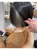 インナーカラー×シルバー