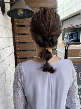 アッピアス 大和(Appias) 編みおろし風_お呼ばれスタイル_パーティーセット