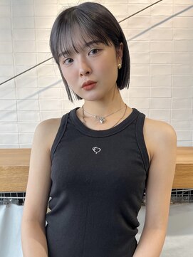 キーン 立川店(keen) 【keen×刈谷】タッセルボブ×シースルーバング