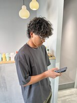 ヘアーメイク ネイキッド(Hair make Naked)&nbsp;メッシュ×波巻きスパイラルパーマ