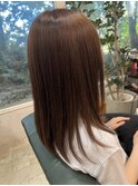 ナチュラルストレートスタイル