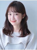 似合わせカット イメチェンヘアスタイル ミディアム レイヤー