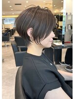 前下がりショート/前髪/絶壁解消/小顔効果/30代/40代【橋本】