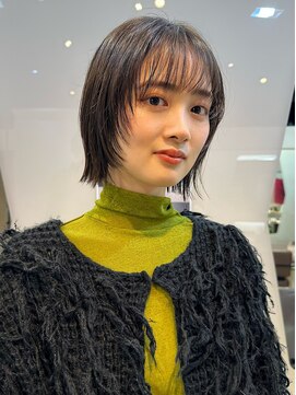 クルー(Creww KYOTO) ぱつっと外ハネのフェイスレイヤー