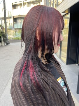 ヤイエ(yiye) ブリーチなしのデザインカラー！